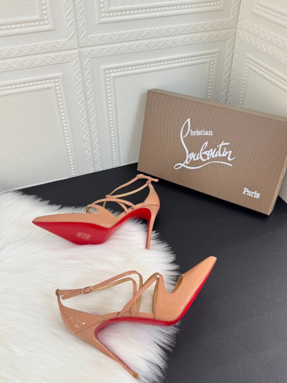 Christian Louboutin Crosspiga 105mm Pumps - Picture 6 of 9